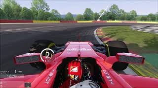 Assetto Corsa Ferrai SF70H at Spa  141775 former RSR World Record [upl. by Tabby]