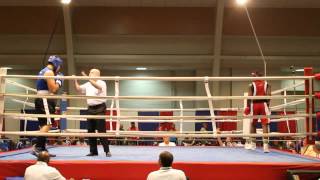 Devin Young in action at the 2014 JO Nationals Boxing Tournament 11 Jun 2014 [upl. by Yrrok]