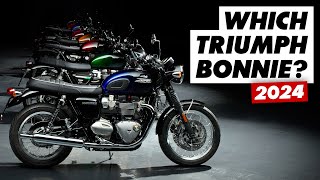 Which Triumph Bonneville Should You Buy In 2024 T100 T120 Speed Twins Scramblers amp More [upl. by Aylmar]