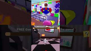 Jumpscare Barrys Prison Run Mario Version VS Escape Evil Nanny Roblox Obby [upl. by Zoldi]