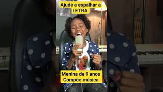 Menina de 9 anos compõe uma músicaGaças a ti Senhor  Gyovanna Victoria shorts viral new short [upl. by Airetahs]