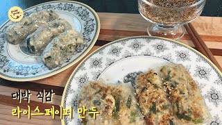 만두는 먹고 싶고 다이어트 중이면 라이스 페이퍼 만두 만들기  만두 요리 라이스페이퍼 요리  Rice Paper Dumplings Gluten free Recipe [upl. by Kciwdahc]