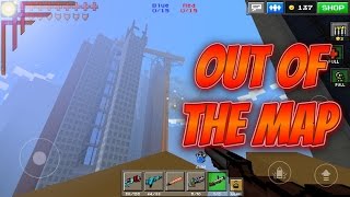 Pixel Gun 3D  Out Of The Map Parkour City [upl. by Leahcimed]