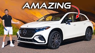 The most luxurious Mercedes EQS SUV review [upl. by Terri153]