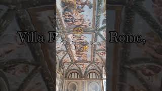 Villa Farnesina 🇮🇹⚜️ Rome Italy Roma Italia youtube vlogs beauty music youtuber shorts italy [upl. by Natiha111]