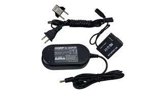 HQRP Kit AC Power Adapter amp DC Coupler for Panasonic G7  An Alternative to Swapping Batteries [upl. by Ihtraa]