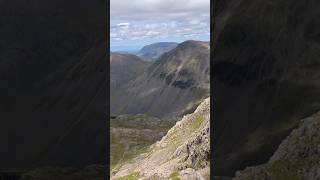 Scafell Pike Lake District ⛰️ scafellpike mountains solohiking [upl. by Adnalu]