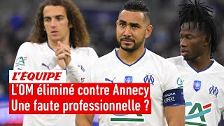 LOM éliminé par Annecy en Coupe de France  Une faute professionnelle [upl. by Gunther]