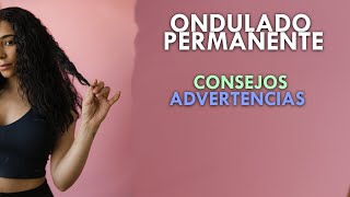 Ondulado permanente explicado por médico consejos [upl. by Alathia812]