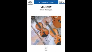 Velocity by Brian Balmages Orchestra  Score and Sound [upl. by Lister]