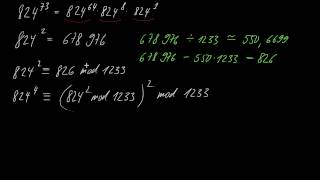 Exponentiation modulaire [upl. by Akimahc672]