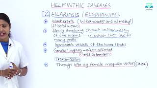 BIOLOGY 8 1 9 FILARIASIS ELEPHANTIASIS [upl. by Fiorenze]