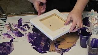 15 Dip Technique with Purple Acrylic Pour [upl. by Viole157]