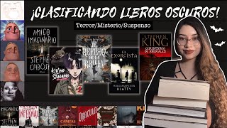 Clasificando LIBROS DE TERRORMISTERIOSUSPENSO Tier list Arcades Books [upl. by Nnaxor285]