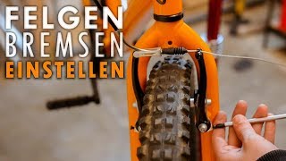 Fahrrad Felgen Bremse einstellen [upl. by Rocky]