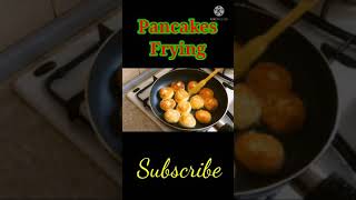 Pancakes Frying  Cakes shorts  cookingshorts cookingvideos youtubeshorts shorts shortvideo [upl. by Marcellus]