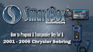 How to Program a Transponder Key to a 2001  2006 Chrysler Sebring [upl. by Cappello]