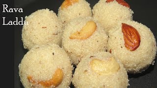 Rava Laddu in TeluguHow to Make Rava LadooSuji ladoo RecipeLaddu RecipesRavaampcoconut ladoo [upl. by Neellok]