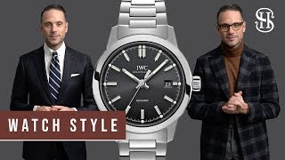 3 Ways To Style The IWC Ingenieur  Matching Watches To Outfits [upl. by Arndt]