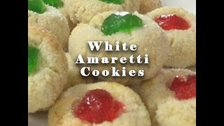 DELICIOUS White Amaretti Cookies [upl. by Long]