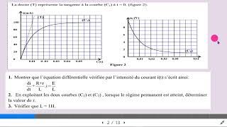 Réponse d’un dipôle RL à un échelon de tension et la décharge dun condensateur dans le circuit RL [upl. by Uzial559]