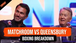 QUEENSBURY VS MATCHROOM 5v5 MatchroomBoxing QueensberryPromotions  Boxing Breakdown [upl. by Enyaj862]