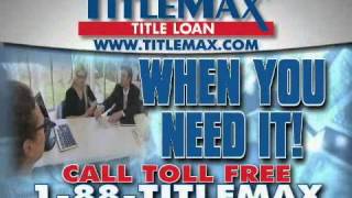 Texas TitleMax Title Loans Tax Refund Commercial [upl. by Cheffetz]