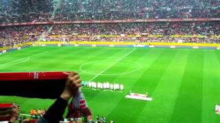 Sevilla  Atlético Himno del Centenario en el SánchezPizjuán [upl. by Cirederf]