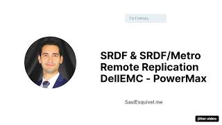 SRDF  DellEMC PowerMax Unisphere [upl. by Christabel]