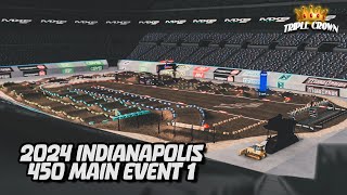 2024 rF Supercross 450 Main 1  Round 10  Indianapolis [upl. by Nacnud]