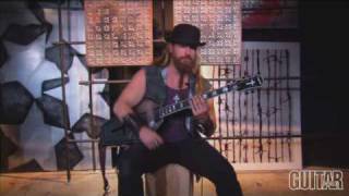 Zakk Wylde Shows off his Signature Epiphone Graveyard Disciple Guitar [upl. by Xilef609]