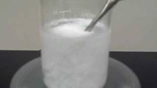 Dissolving Ammonium Nitrate An Endothermic Process [upl. by Aikrehs548]