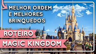 Roteiros dos Parques da Disney  Magic Kingdom  Dicas de Orlando 2024 [upl. by Eyllom484]