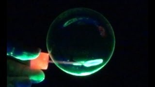 How To Make Colored Glowing Bubbles [upl. by Chloette447]