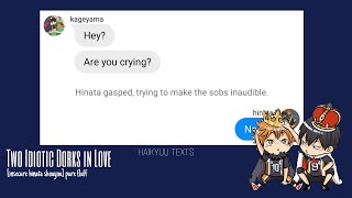 Clingy Kageyama  Haikyuu texts  Tobe Cry CryBaby Repost [upl. by Imot38]