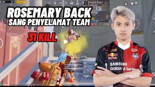 31 KILL  ROSEMARY IS BACK BUAT RUSUH DI EVENT BARU PUBG [upl. by Noellyn]