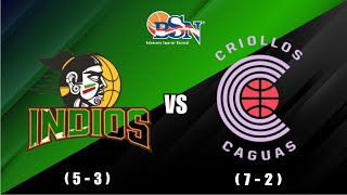 BSN  Indios de Mayagüez 53 vs Criollos de Caguas 72 SomosLaPresion 🫀 [upl. by Leacock]