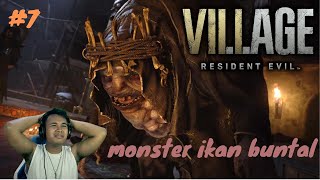 melawan monster ikan raksasamoreau  Resident Evil 8 Village part 7 residentevil8village [upl. by Eizeerb]