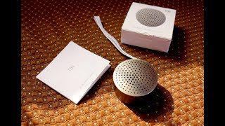 Xiaomi Mi Bluetooth Speaker Mini review with sound quality test best budget Bluetooth speaker [upl. by Yroj]