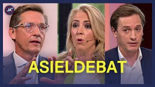 Eerdmans JA21 in debat met Marijnissen SP en Dassen VOLT over asiel [upl. by Liahcim431]