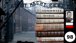 98 Zeuge 🇵🇱 Erwin Bartel  FrankfurterAuschwitzProzess [upl. by Silvanus]