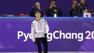 2018 Winter Olympics 平昌五輪  羽生結弦 Yuzuru Hanyu Mens Free Skate 6 min Warm Up [upl. by Kaliski960]