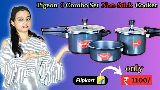 Pigeon Combo Set NonStick Cooker Easy Recipes amp Cleaning Tips✨  BeginnerFriendly Guide💥 [upl. by Yllus]