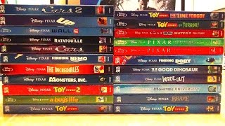 My Complete DisneyPixar BluRay Collection  2016 Update [upl. by Saxe]