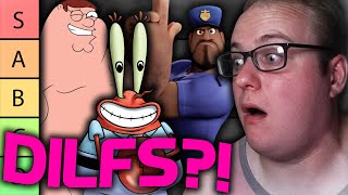 WE RANK THE HOTTEST ANIMATED DADDIES TIER LIST [upl. by Naahsar294]