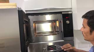 Bosch Builtin Microwave oven Demo [upl. by Llekram]