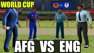 AFGHANISTAN VS ENGLAND WORLD CUP MATCH IN REAL CRICKET 19 EXPERT MODE [upl. by Hgalehs]