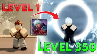 Going From Level 1 To MAX As Gojo In Jujutsu Infinite [upl. by Herodias875]