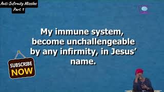 Spiritual warfare against Sickness amp Diseases  Part 1 MFM PRAYER [upl. by Lachman921]