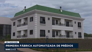 Primeira fábrica automatizada de prédios é apresentada em Cascavel [upl. by Pinebrook]